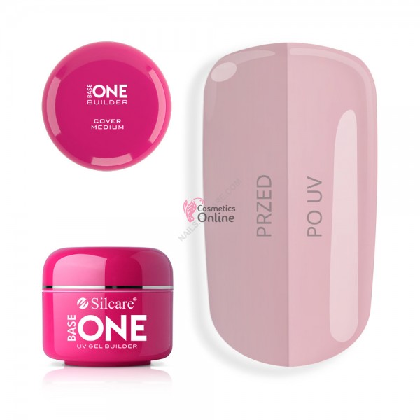 Gel UV Base One Silcare Cover Medium 5 ml